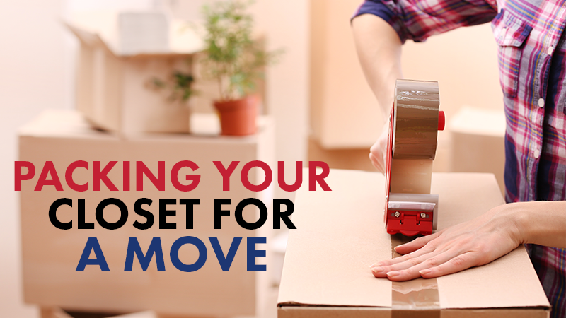 Packing Your Closet For a Move